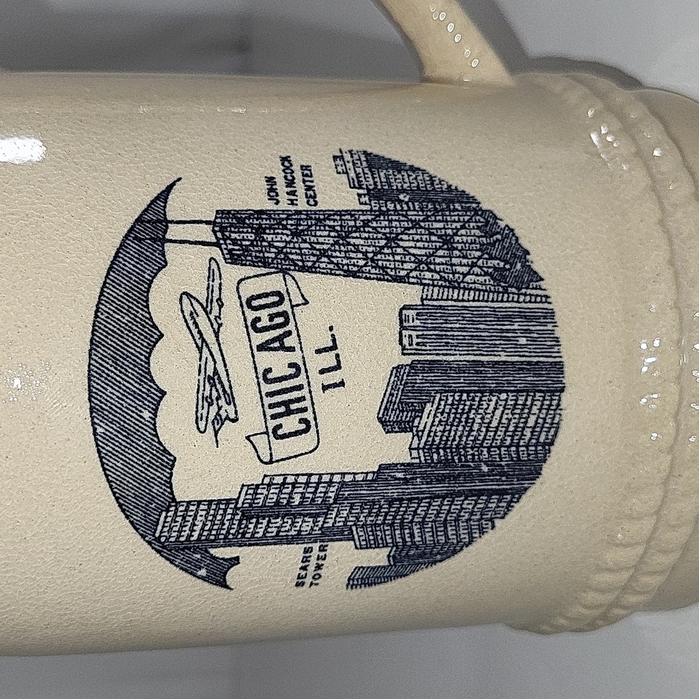 Vintage Chicago Sears Tower and John Hancock Center Mug